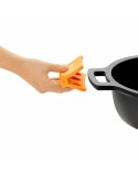 Casseruola con coperchio in vetro BRA A270328 5,7 L (Ø 28 cm) Nero Metallo Alluminio Alluminio fuso Ø 28 cm Aluminio
