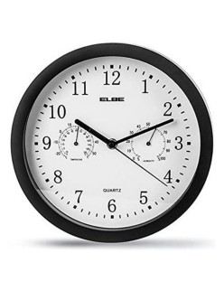Reloj de Pared ELBE RP-1005-N Blanco/Negro