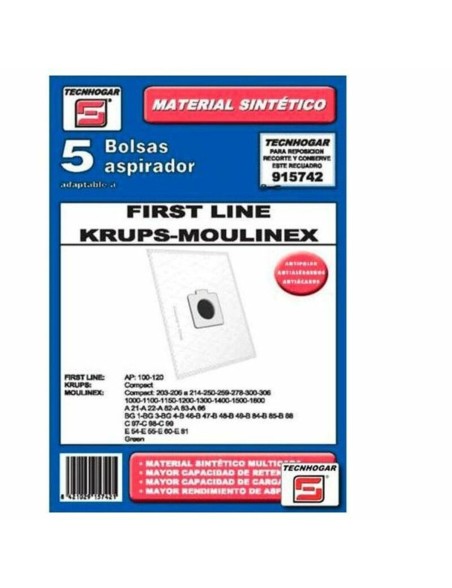 Ersatzbeutel für Staubsauger Tecnhogar 915742