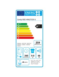 Séchoir à condensation Candy ROE H9A2TCEX-S