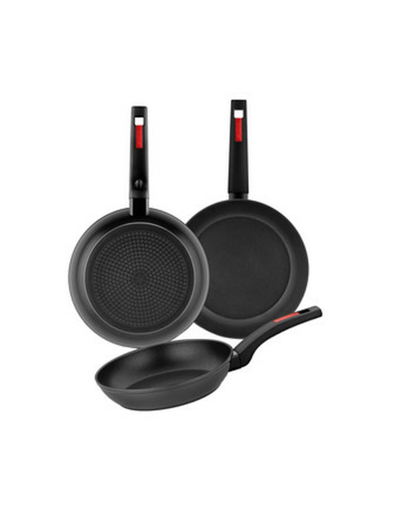 Frigideira Monix M249001 Preto Plástico 3 Peças