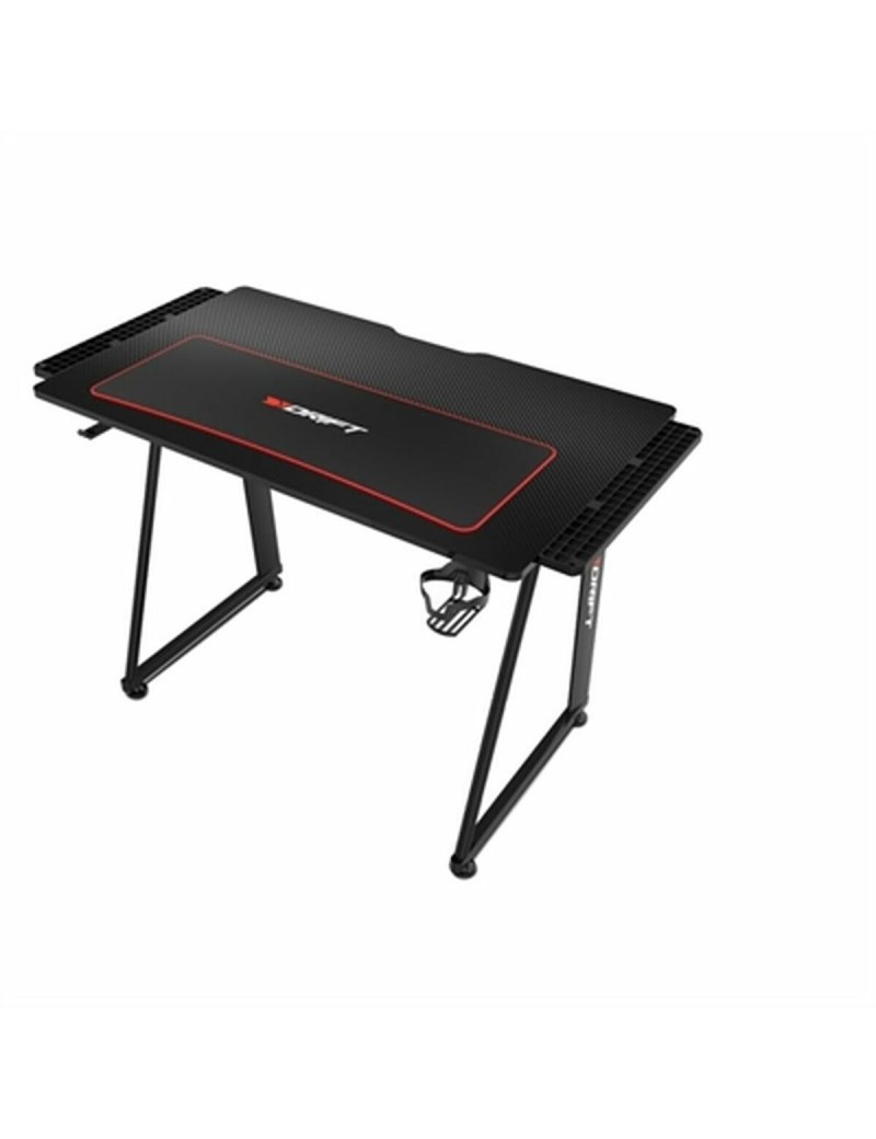 Desk GAMING DRIFT DRDZ75 Black Black/Red 100 x 60 cm