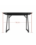 Desk GAMING DRIFT DRDZ75 Black Black/Red 100 x 60 cm