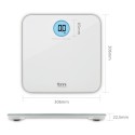 Bilancia Digitale da Bagno TM Electron Bianco