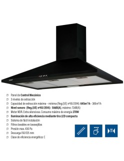 Extrator Convencional Cata OMEGA BK 900 Preto