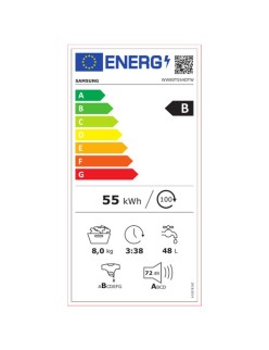 Máquina de lavar Samsung WW80T554DTW 60 cm 1400 rpm 8 kg