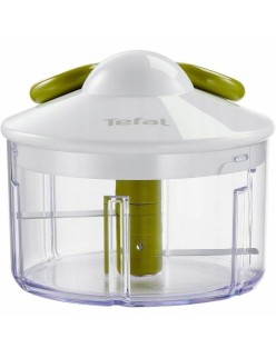 Manual mini chopper with pull cord Tefal White Stainless steel Plastic 30 W 500 ml