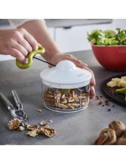 Manual mini chopper with pull cord Tefal White Stainless steel Plastic 30 W 500 ml