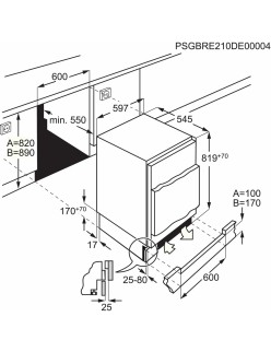 Frigorifero AEG OSF6I82EF Bianco