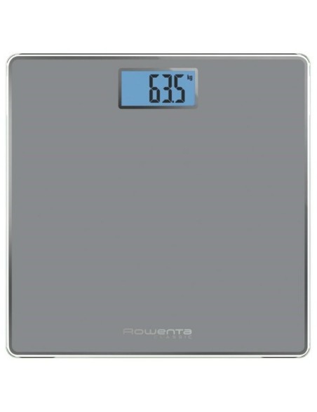 Bilancia Digitale da Bagno Rowenta BS1500 Vetro temperato Azzurro Grigio Batterie x 2 Bilancia Digitale da Bagno Rowenta BS1500 Vetro temperato Azzurro Grigio Batterie x 2
