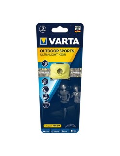 LED Head Torch Varta H30R 300 lm IPX4 3 W Yellow
