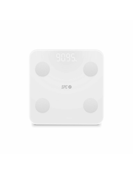 Báscula Digital de Baño SPC ATENEA FIT 3 Blanco Cristal Templado 180 kg 150 kg 1,5 Kg