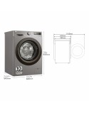 Waschmaschine LG F4WR5009A6M 60 cm 1400 rpm 9 kg