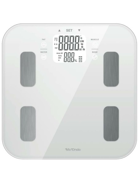 Digital Bathroom Scales Mx Onda MXPB2470 Grey Digital Bathroom Scales Mx Onda MXPB2470 Grey