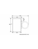 Máquina de lavar Siemens AG WM12N265ES 60 cm 1200 rpm 8 kg