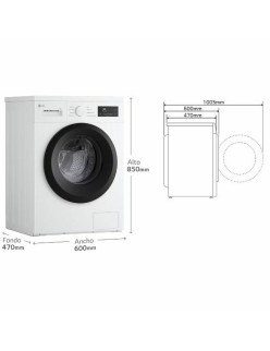 Washing machine LG 1400 rpm 8 kg