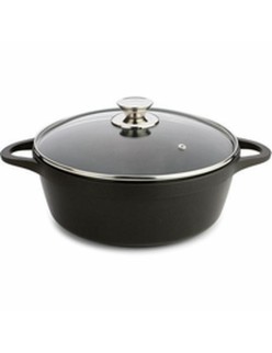 Caçarola com Tampa Valira 4141/25 Preto Ø 24 cm