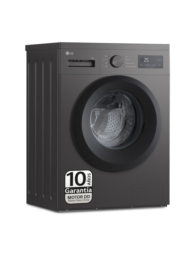 Máquina de lavar LG F4A1009NDK 1400 rpm 9 kg Preto