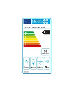 Cappa Classica Teka DVT 78660 TBS 70 cm 700 m3/h 280W A+ Nero