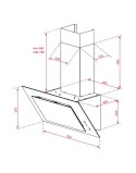 Conventional Hood Teka 112930042 70 cm 700 m3/h 61 dB 280W White A+