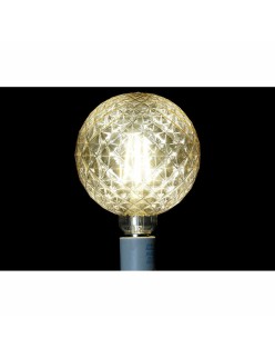 LED lamp DKD Home Decor Amber 4 W E27 450 lm 12 x 12 x 16,5 cm