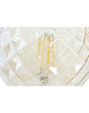 LED lamp DKD Home Decor Amber 4 W E27 450 lm 12 x 12 x 16,5 cm