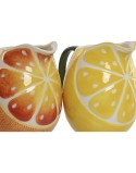 Jarra Home ESPRIT Grés Moderno Limão Laranja (2 Unidades)