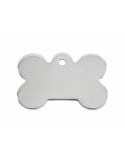 Placa identificativa Imarc Bone Plateado