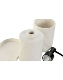 Ensemble de Bain Home ESPRIT Blanc ABS Dolomite 17,5 x 9,5 x 18 cm 3 Pièces