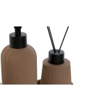 Bath Set Home ESPRIT Cream Terracotta ABS Dolomite 17 x 9 x 2 cm 3 Pieces (2 Units)