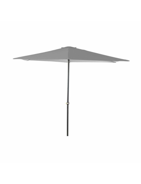 Parasol DKD Home Decor Cinzento Aço Plástico 270 x 270 x 250 cm Parasol DKD Home Decor Cinzento Aço Plástico 270 x 270 x 250 cm