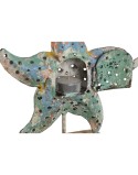 Statua Decorativa Home ESPRIT Mediterraneo Stella marina 22 x 8 x 25 cm