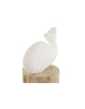 Deko-Figur Home ESPRIT Weiß natürlich Wal Mediterraner 17 x 10 x 28 cm