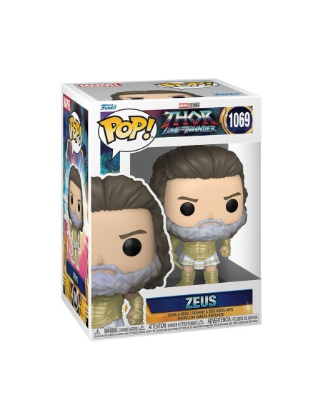 Statuina da Collezione Funko Pop! MARVEL THOR LOVE & THUNDER ZEUS