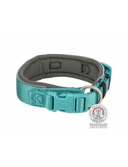 Collare per Cani Trixie Premium Grafite Azzurro Chiaro S/M 33-42 cm