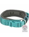 Collare per Cani Trixie Premium Grafite Azzurro Chiaro S/M 33-42 cm