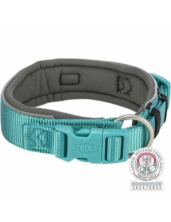 Collare per Cani Trixie Premium Grafite Azzurro Chiaro S/M 33-42 cm
