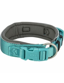 Collare per Cani Trixie Premium Grafite Azzurro Chiaro S/M 33-42 cm