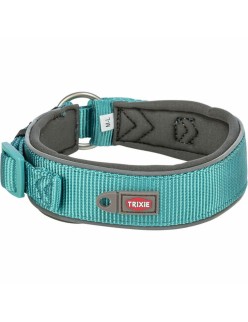 Collare per Cani Trixie Premium Grafite Azzurro Chiaro S/M 33-42 cm