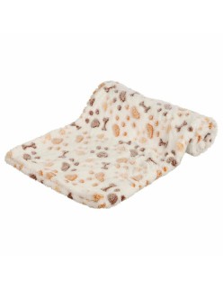 Manta para Mascotas Trixie Lingo Blanco Beige 75 × 50 cm