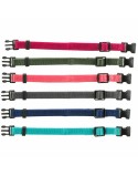 Collar para Perro Trixie Verde Grafito Fucsia Coral Añil Azul Océano S/M 17-25 cm (6 Unidades)