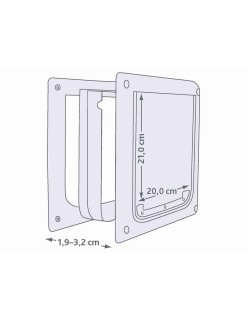 Gattaiola Trixie Bianco Plastica 25 × 29 CM