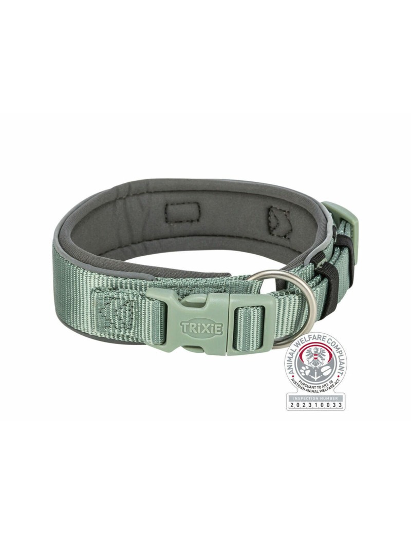 Collier pour Chien Trixie Premium Vert Graphite M/L 40-48 cm