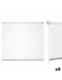 Roller blinds 180 x 180 cm White Cloth Plastic (6 Units)
