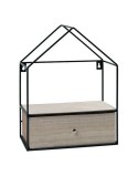 Schubladenschrank Braun Metall