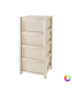 Cassettiera Tontarelli Plastica 4 casseti (38,5 x 39 x 82,5 cm)