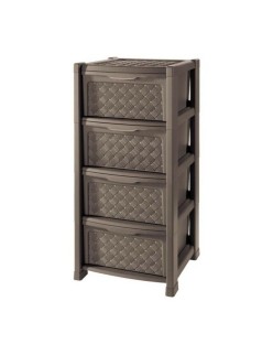 Cassettiera Tontarelli Plastica 4 casseti (38,5 x 39 x 82,5 cm)