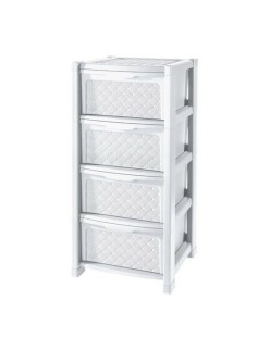 Cassettiera Tontarelli Plastica 4 casseti (38,5 x 39 x 82,5 cm)