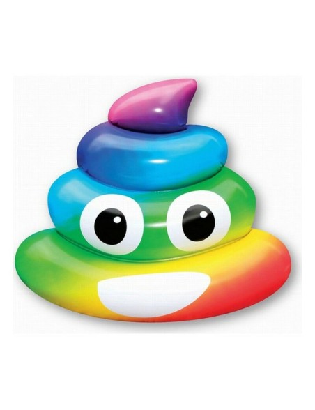 Luftmatratze Rainbow Poo (107 x 121 x 26  cm)