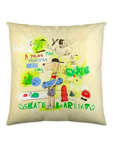 Cushion cover Cool Kids Skate Boarding (50 x 50 cm)